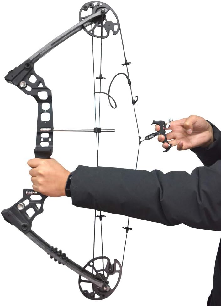 SHARROW Archery Bow Release Aids - 3 & 4 Finger Automatic Thumb Trigger Caliper with 360 Degree Rotation Clamp - Compound Bow Accessories