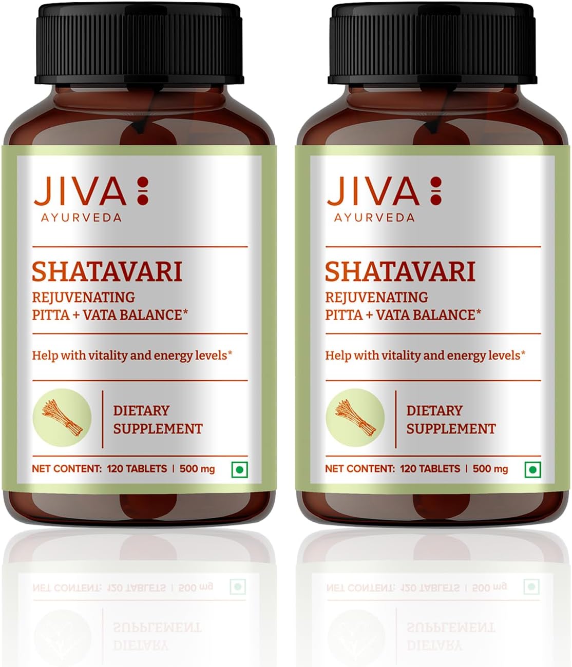 Shatavari 500mg Tablets - Pure & Natural Supplement for Men & Women - 120 Tablets