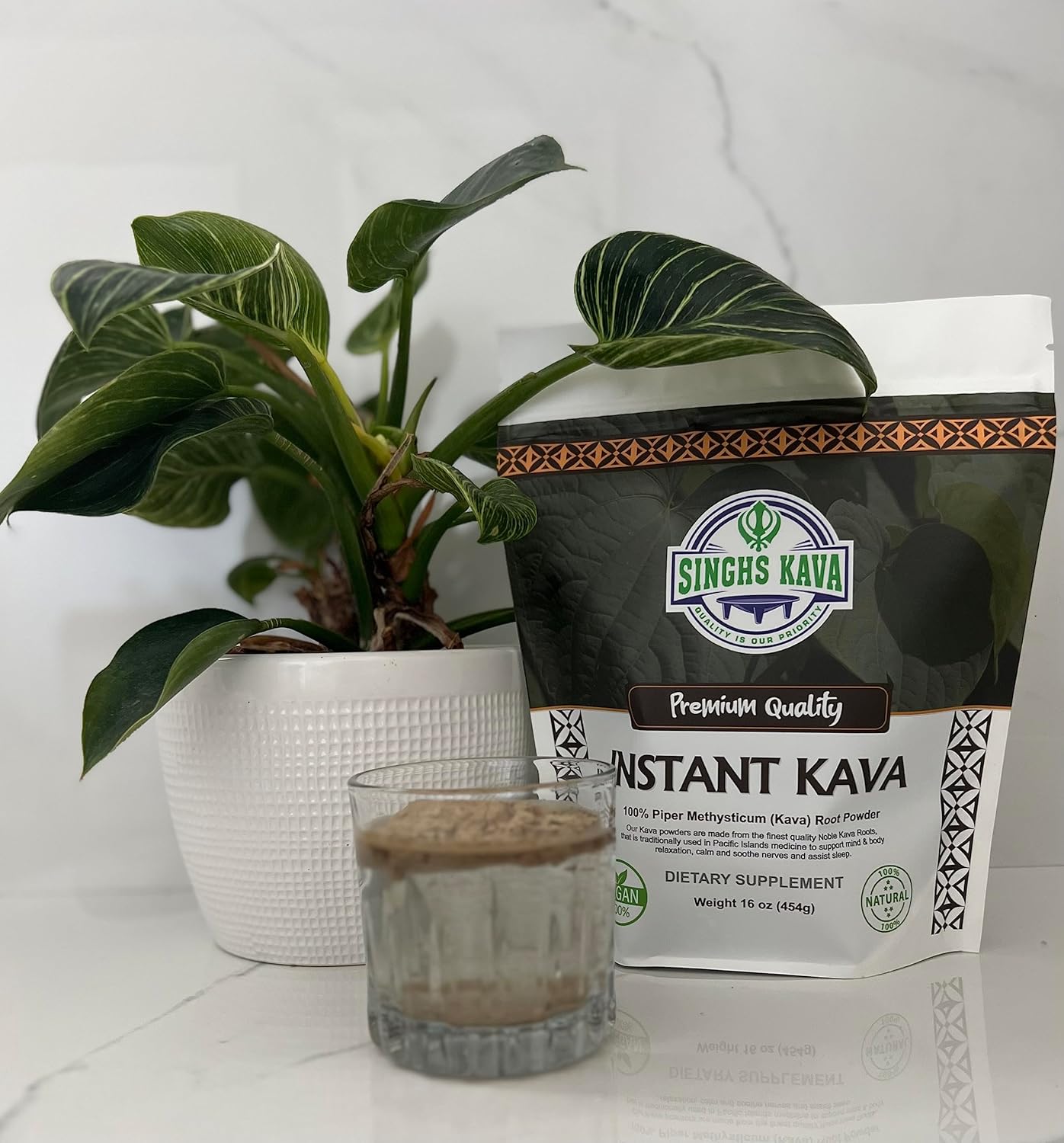 SINGHS Fijian Kava Micronized Instant Powder 4oz - 1 Pack