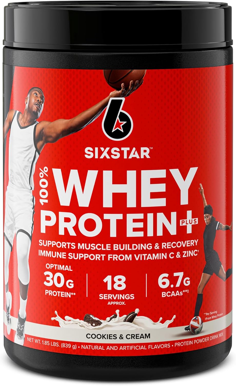 Six Star Elite Series 100% Whey Protein Plus Bundle - Triple Chocolate & Cookies and Cream 1.8lbs (US)
