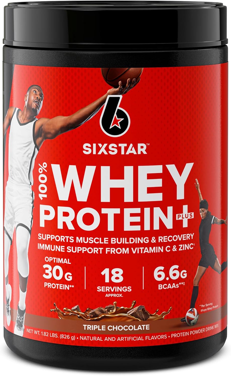 Six Star Elite Series 100% Whey Protein Plus Variety Pack 1.8lbs US - Triple Chocolate & Vanilla Cream