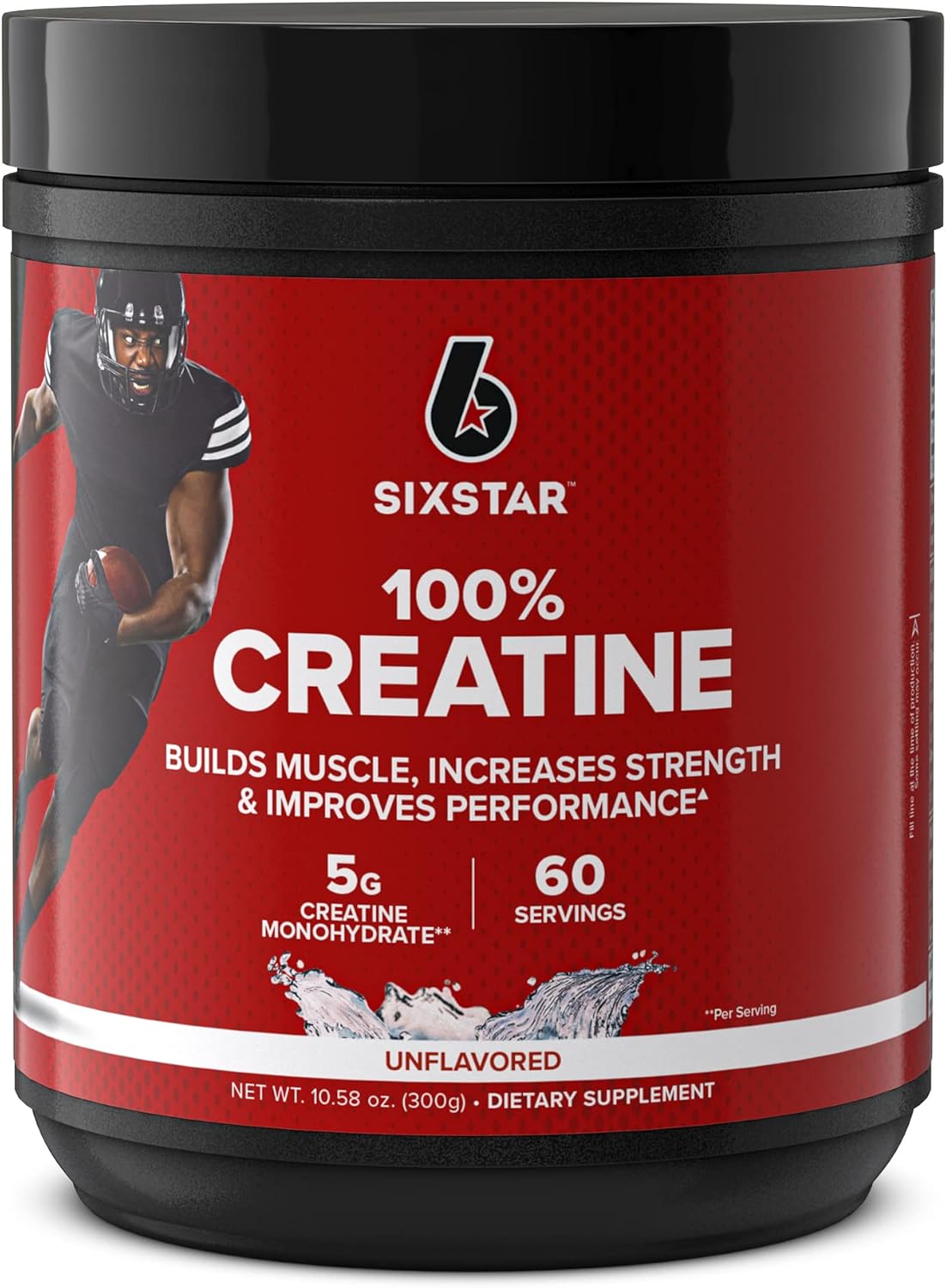 Six Star Elite Series Whey Protein Plus & Creatine Bundle - Triple Chocolate & Unflavored, 1.8lbs Protein, 60 Servings Creatine