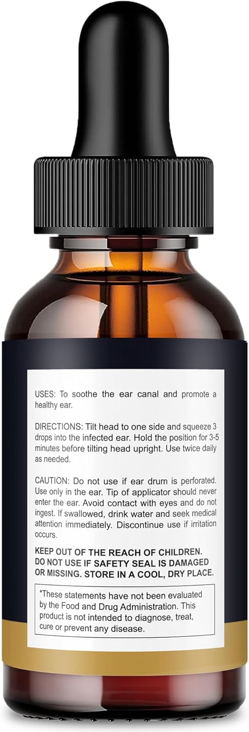 Sonofit Tinnitus Relief Drops for Ringing Ears - Advanced Formula for Healthy Ear Support - 3 Pack Hearing Support Supplement