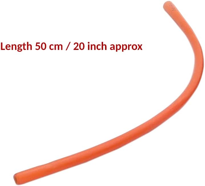 SoulGenie HealthAndYoga™ 20" Open-End Enema Rubber Colon Tube (22 FR) - Compatible Kit Supplies for Coffee, Water & Gerson Therapy - Comfortable & Effective Gut Cleanse