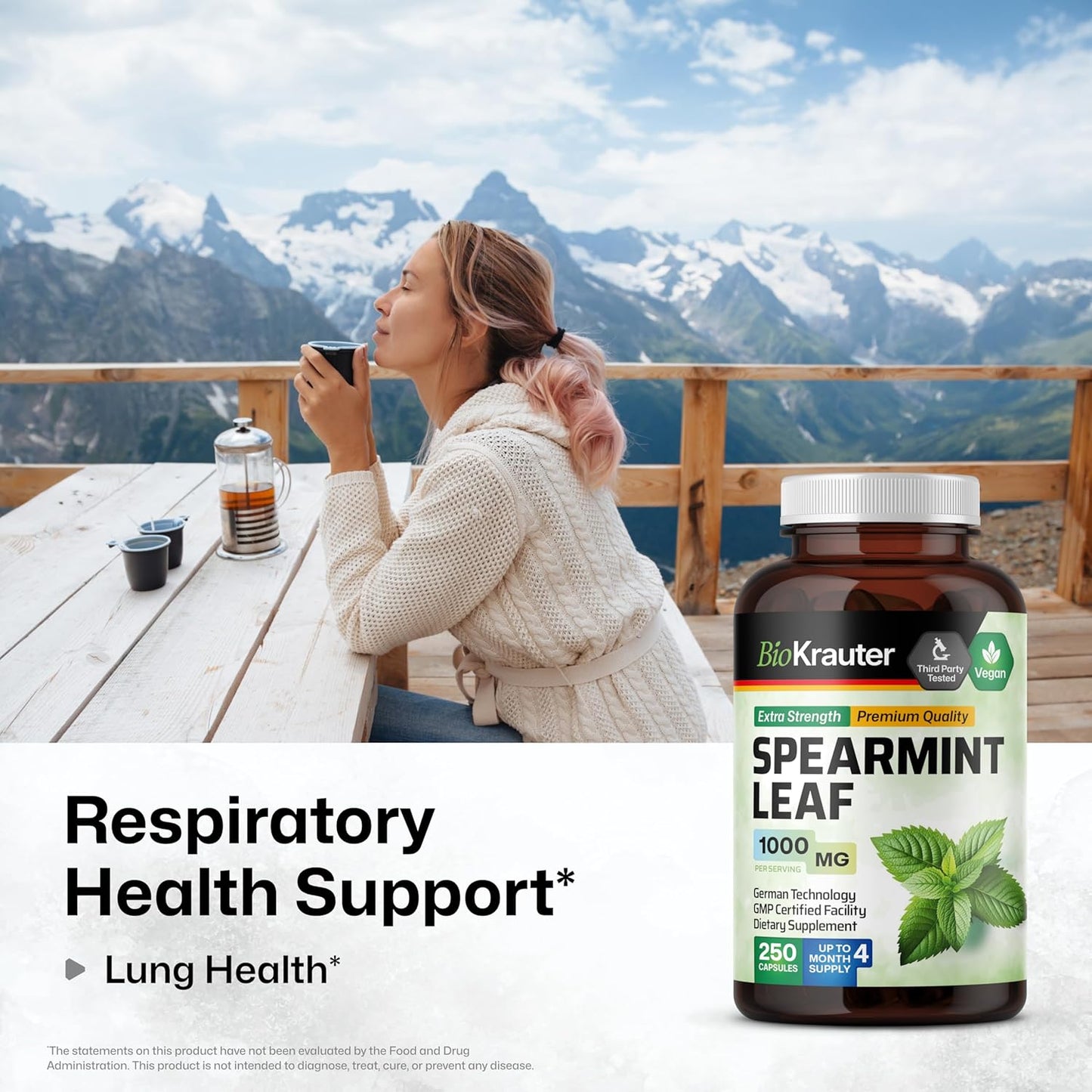 Spearmint Capsules and Magnesium Gummies Combo Pack - 250 Capsules & 90 Gummies