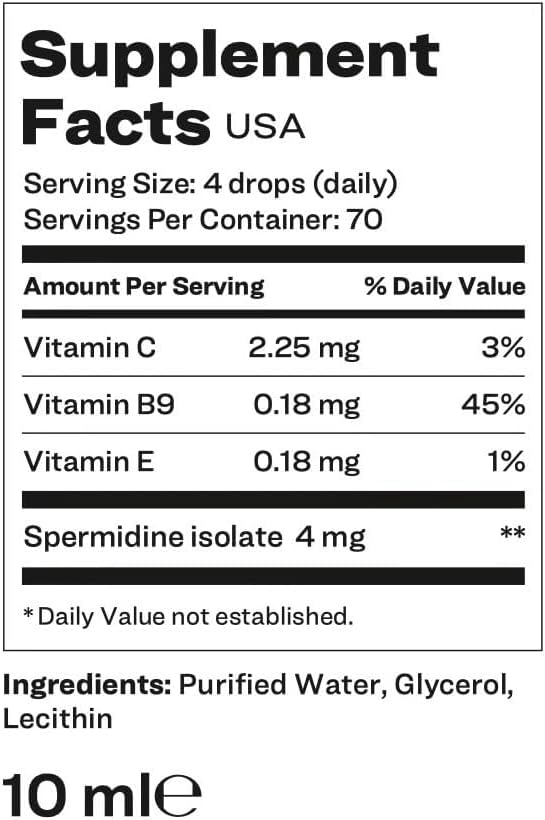 Spermidine Swiss Made Supplements for Anti-Aging - 4 Months Supply, 140 Doses - Micelle Technology, Cell Renewal - Men and Women - Pack of 2