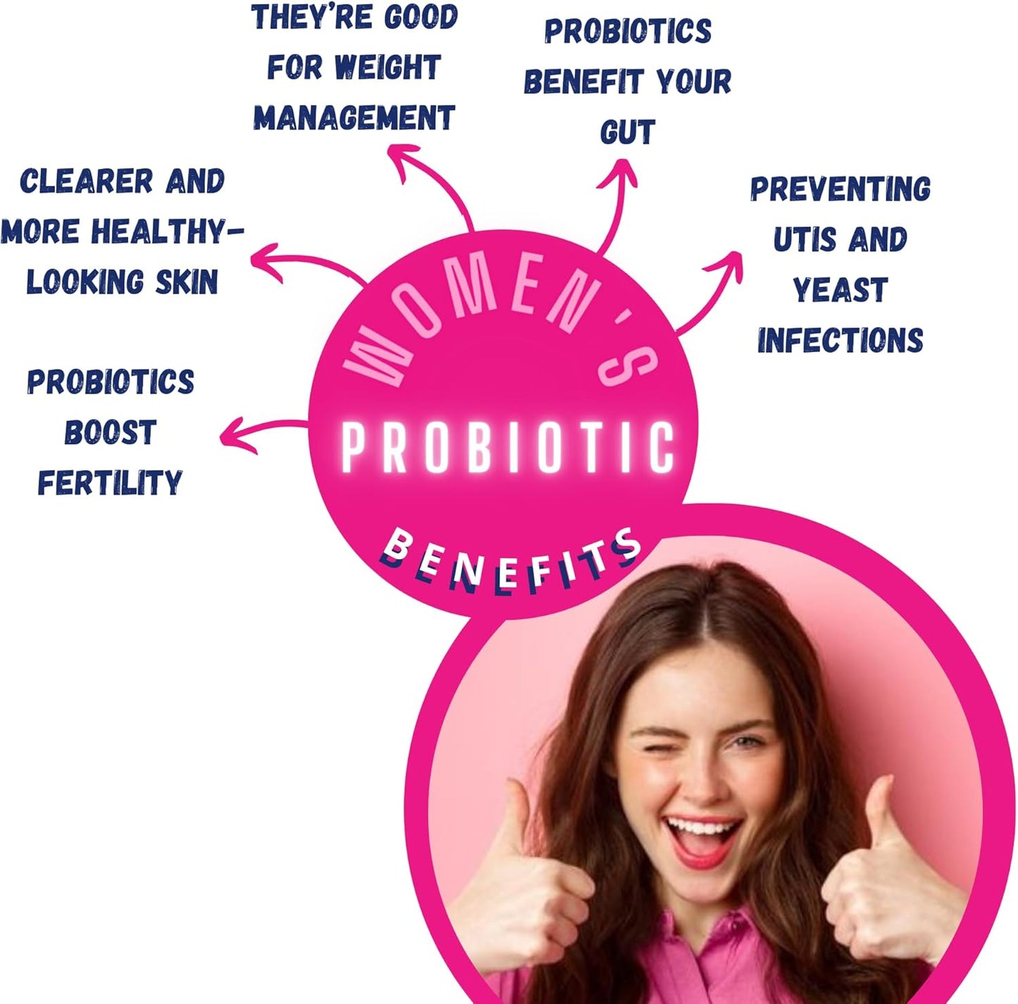 Spring Valley Women's Probiotic Capsules - 1 Billion CFUs for Digestive Health (60 Capsules)
