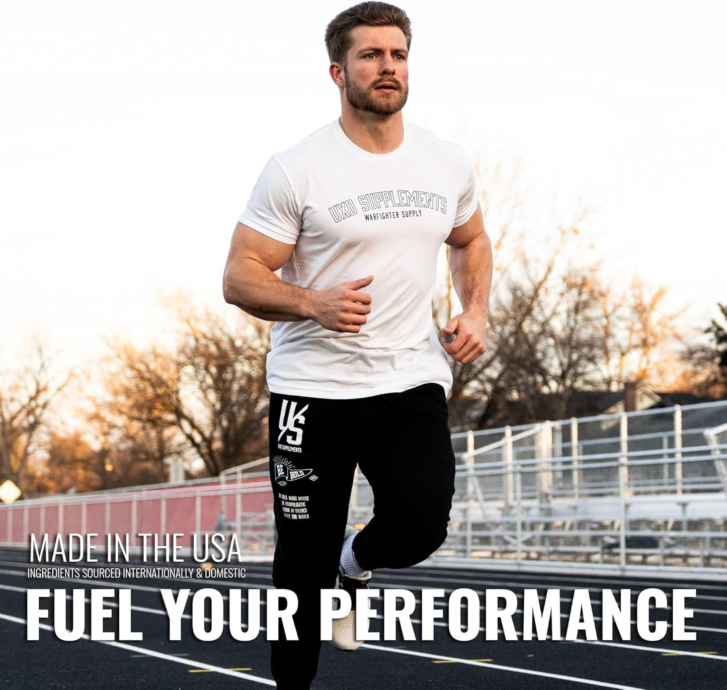 Stimulant-Free UXO Supplements for Massive Pumps, Focus, Energy, Power, and Strength with Nitrosigine, Alpha GPC, CognatiQ, PeakATP, Senactiv, AstraGin (Jingle Juice)