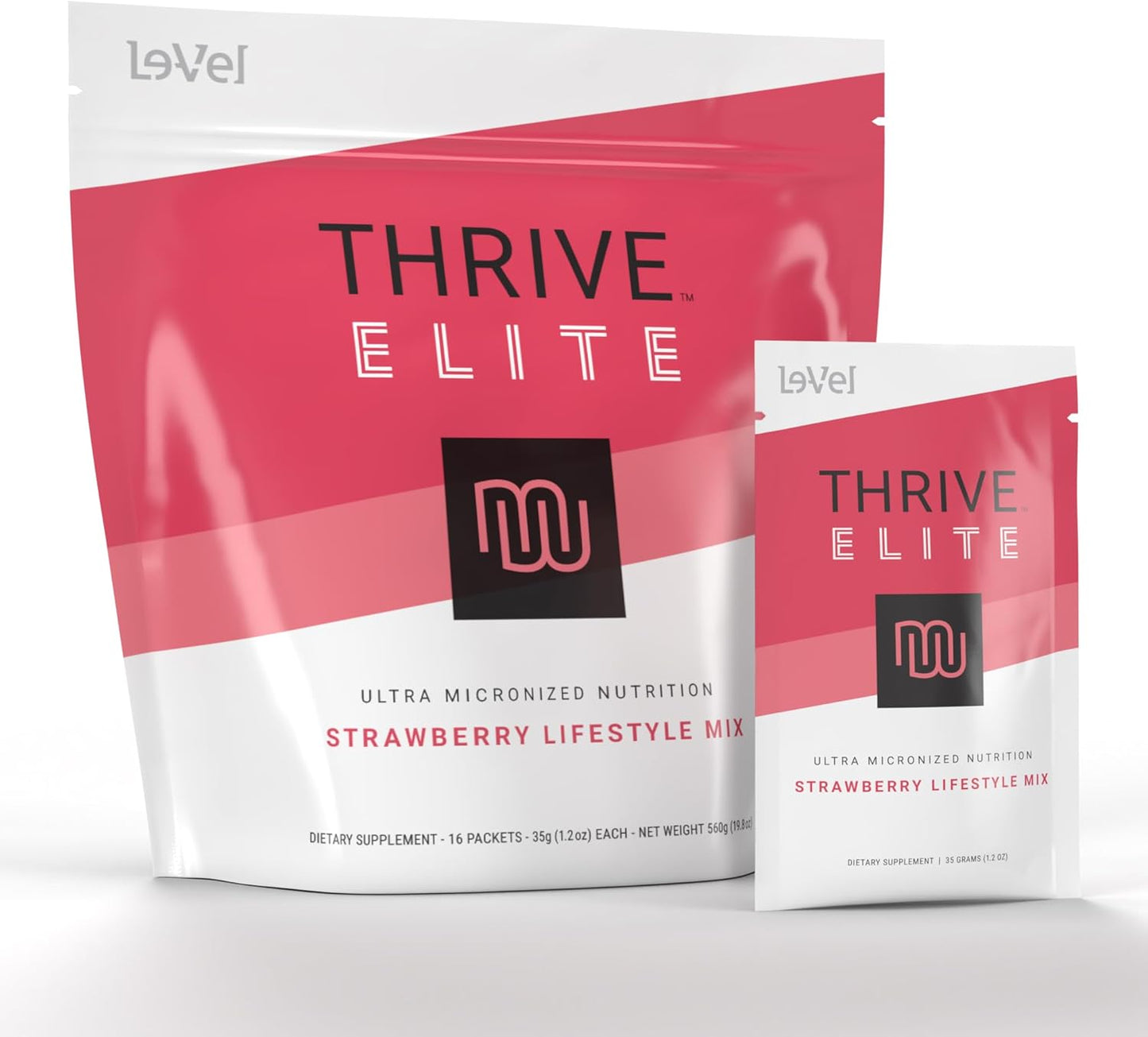 Strawberry Protein Shake for Men & Women | Gluten Free Lifestyle Mix | High Calorie Powder | 16 Servings