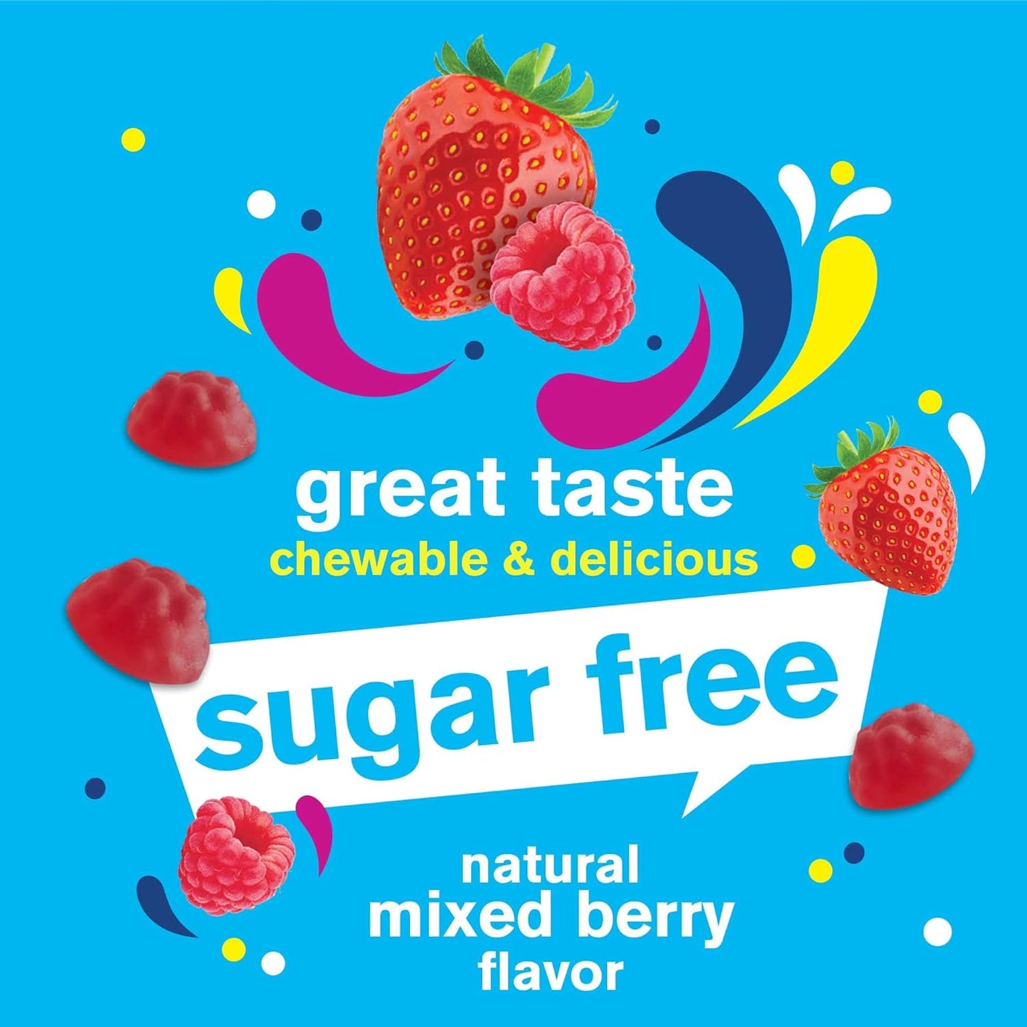 Sugar-Free Fiber Gummies for Adults (4g) | Digestive Support & Prebiotic Fiber Supplement | 60 Count