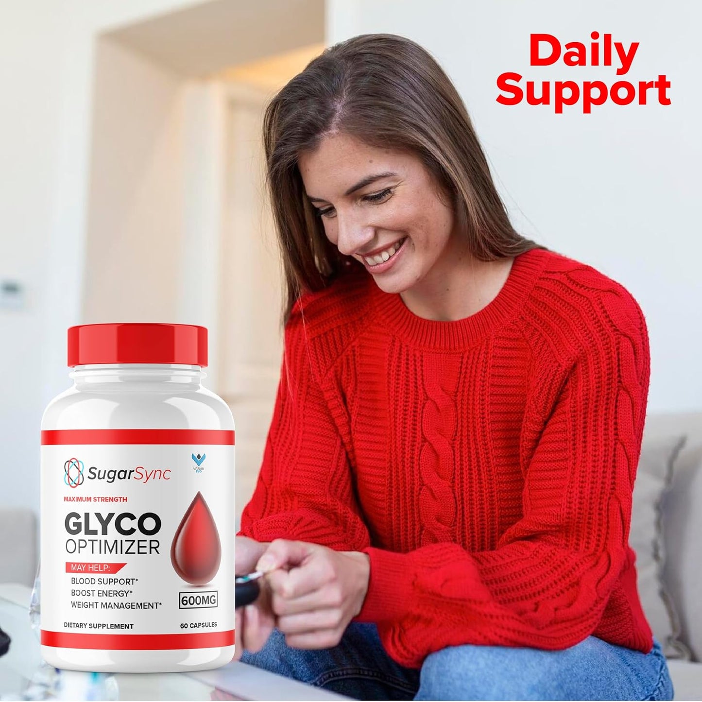 Sugar Sync Vitamin Evo Capsules - SugarSync Glyco Optimizer & Joint Support, Cleanse Detox Formula - 60 Pills, Maximum Strength, Reviews