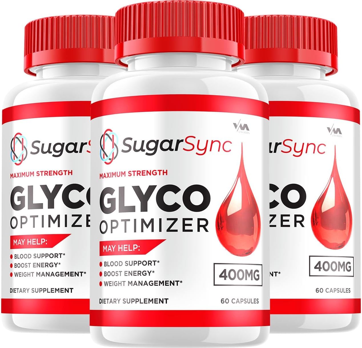 SugarSync Glycogen Capsule Cleaner (3 Pack) - Advanced Formula for Overall Wellness - 180 Capsules - SugarSync Reviews
