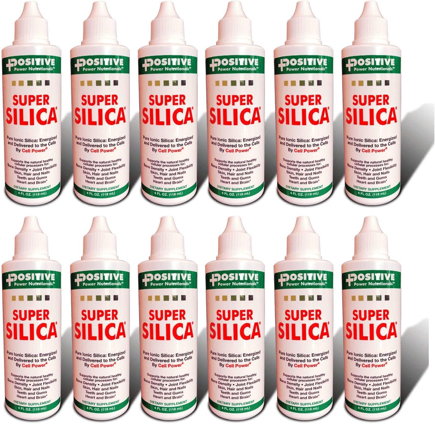 Super Silica 4oz Supplement for Collagen Production, Bone Density, Joint Flexibility, Hair, Skin, Nails - High Absorption Formula