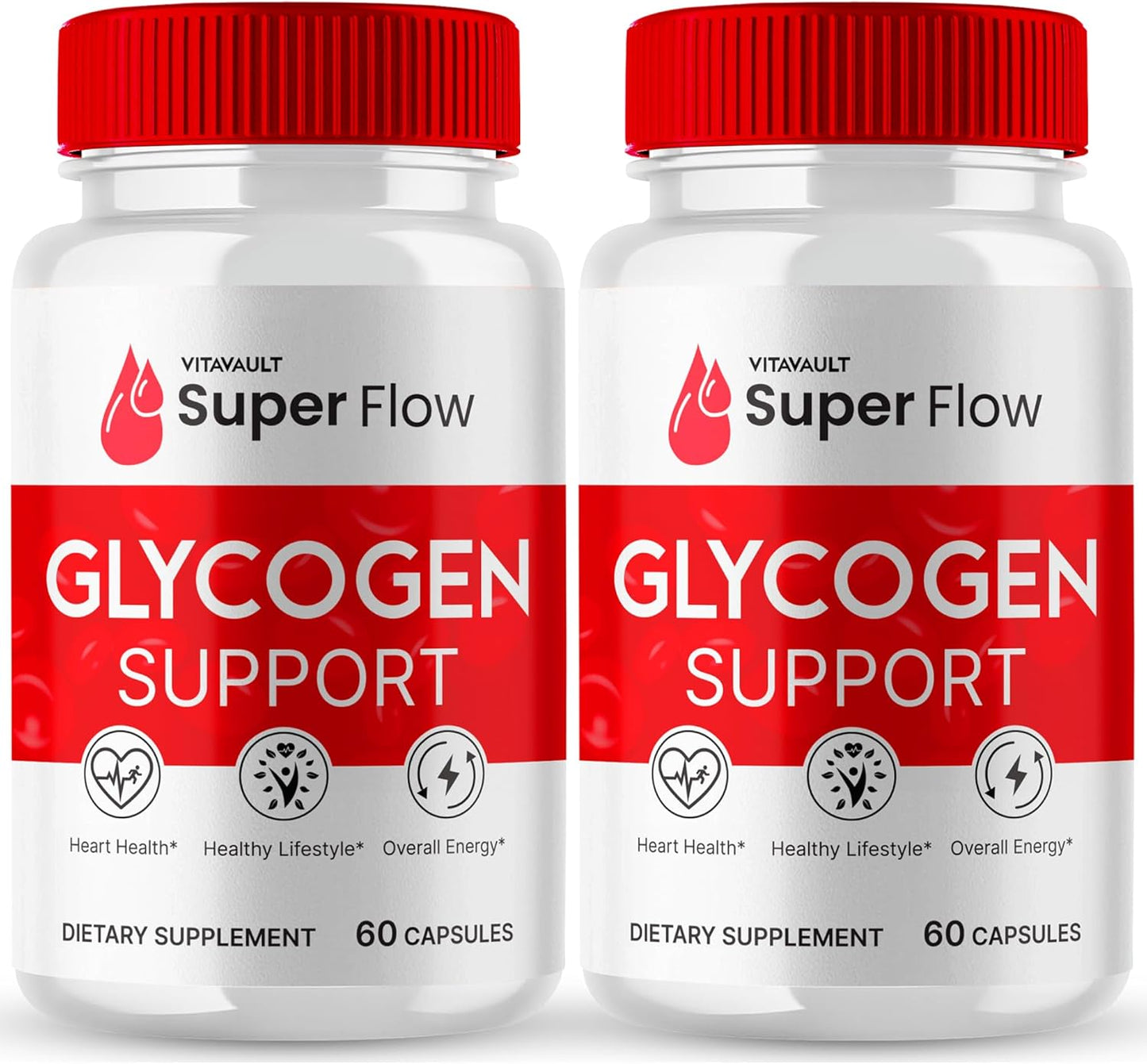 SuperFlow Blood Support Capsules - Advanced Formula for Maximum Strength, All Natural Blood Supplement (2 Pack)