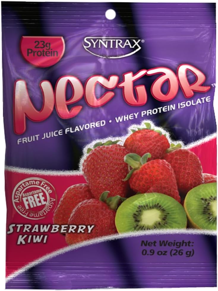 Syntrax Nectar Strawberry Kiwi Grab N' Go Packets - 12 Pack, 27g Each