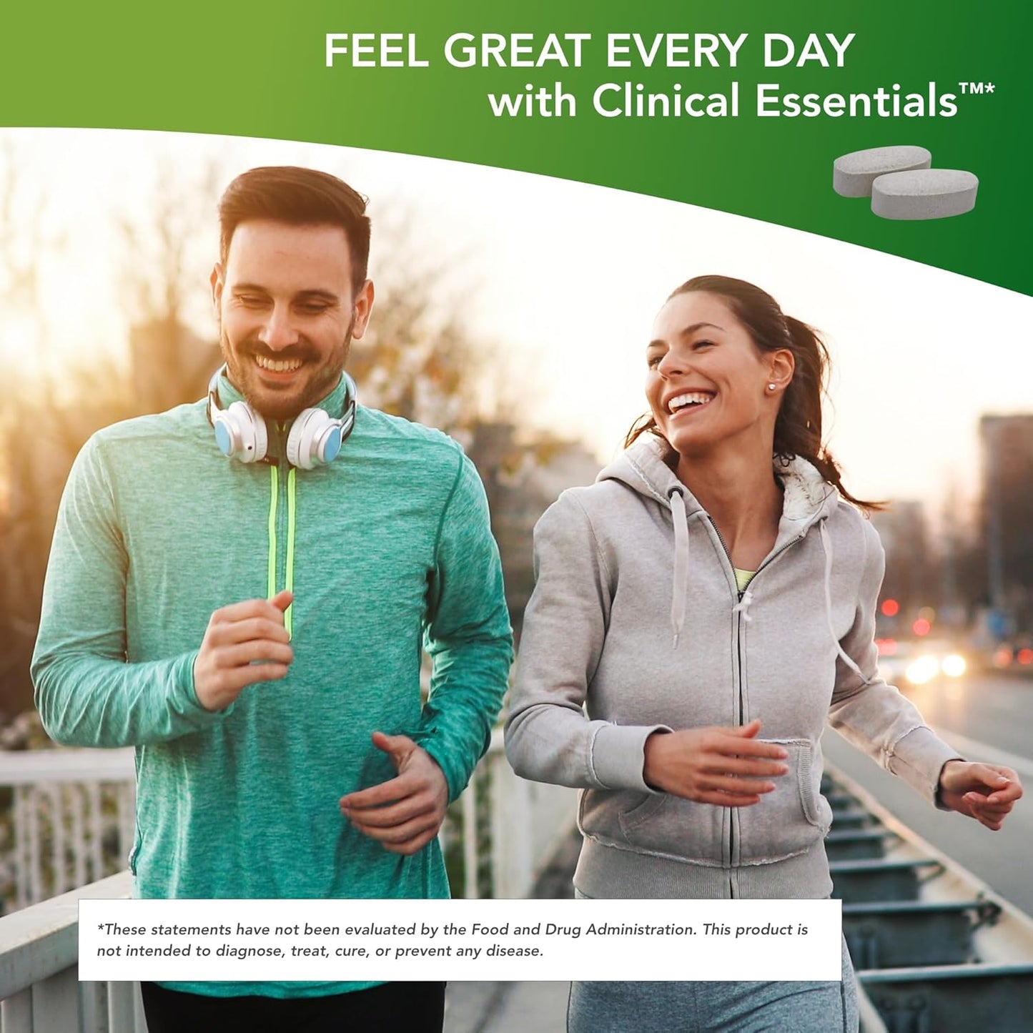 Terry Naturally Clinical Essentials - Bone, Cardiovascular, & Immune Health Support - Chelated Minerals, B-Vitamins, Vitamin C - 120 Tablets