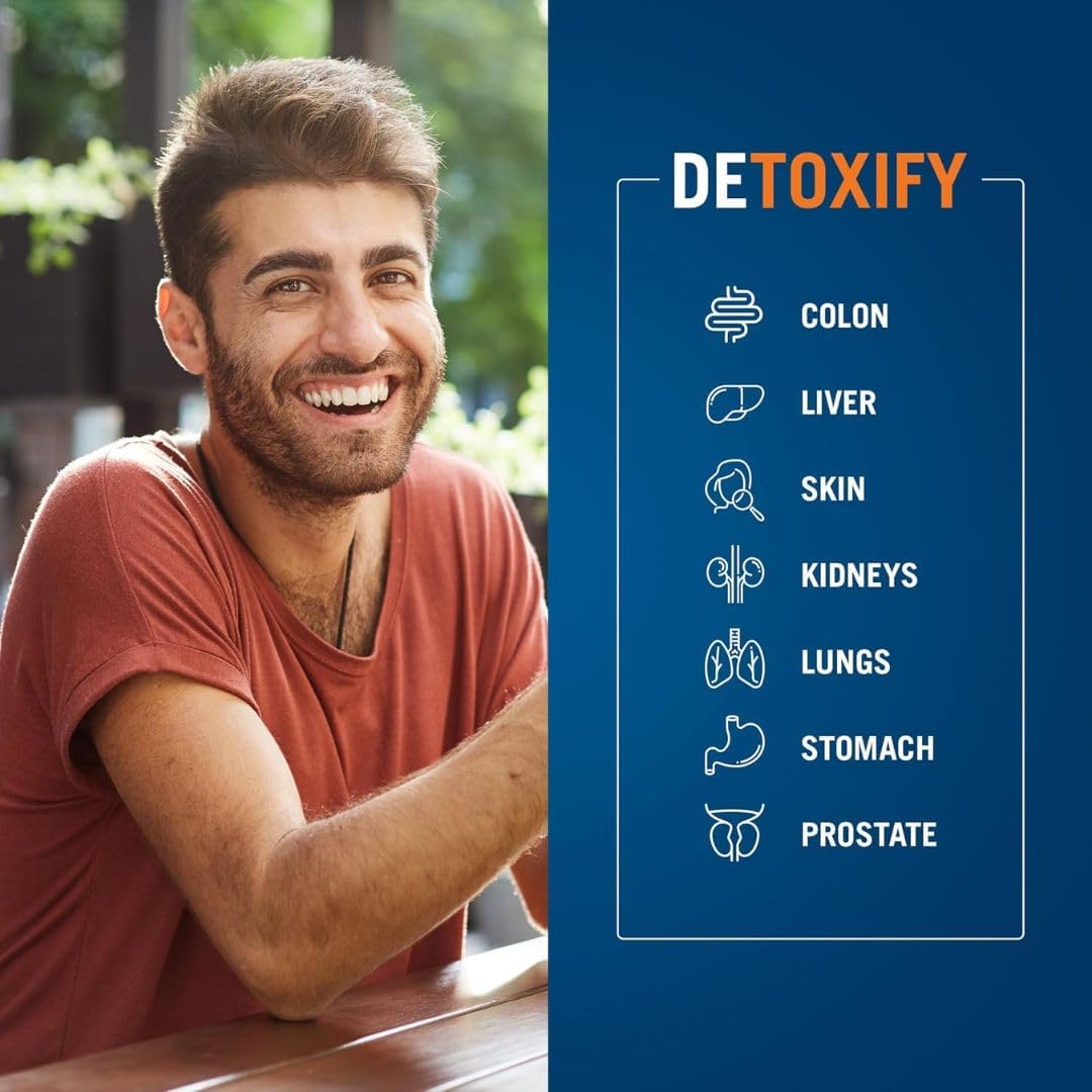 The Cleaner Detox 7-Day Men Formula, 52 Capsules, Complete Cleansing for Digestive Health