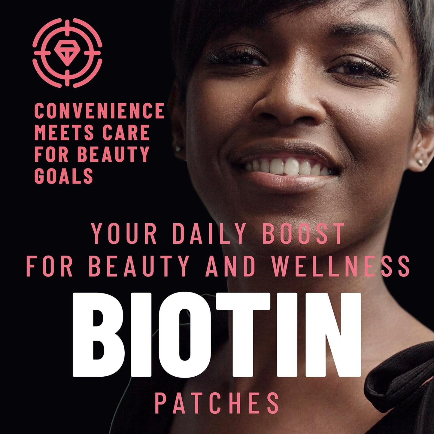 TOLEVITA Biotin Patches - 36 Count | 7.5 mg Biotin with Vitamins & Minerals | Promotes Hair, Nails, Skin Health | Convenient for Beauty & Active Life
