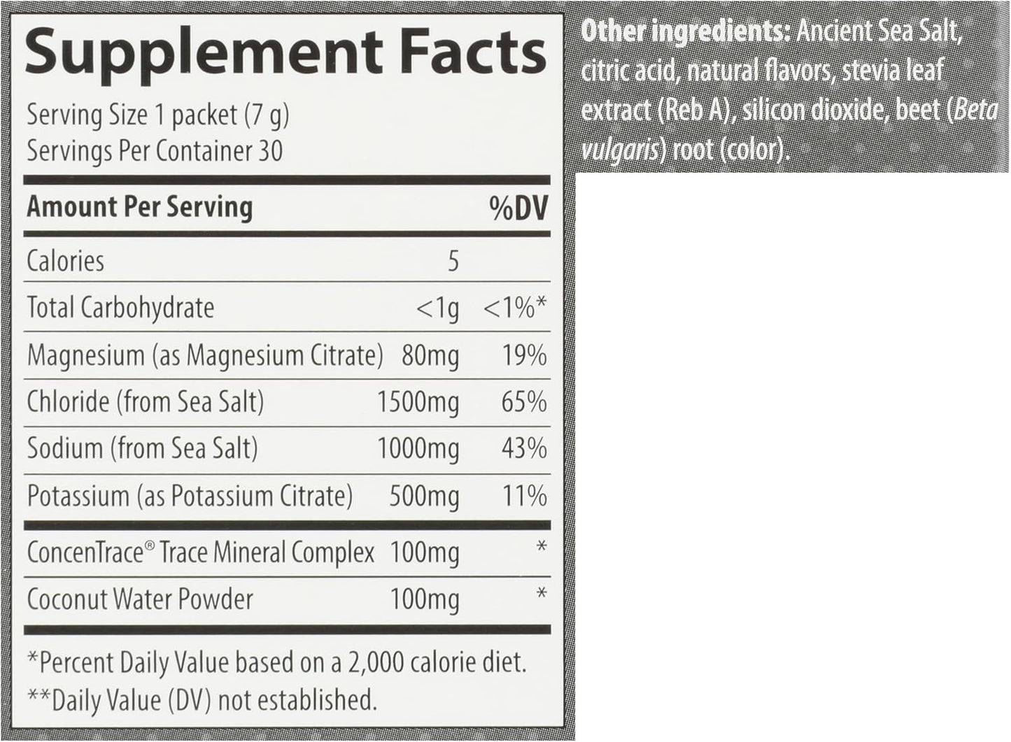 Trace Minerals Research Zero Calorie Salty Berry Lemonade Zerolyte SGL - 0.25 Ounces