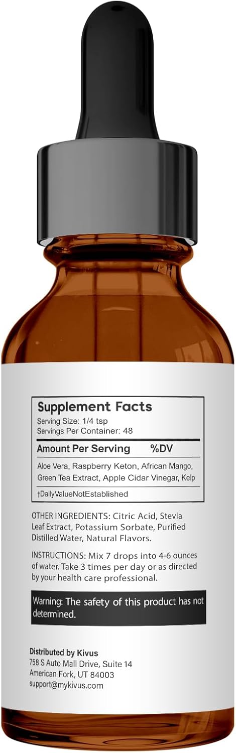 Trimova Liquid Supplement Drops - Single 2oz Bottle by Kivus