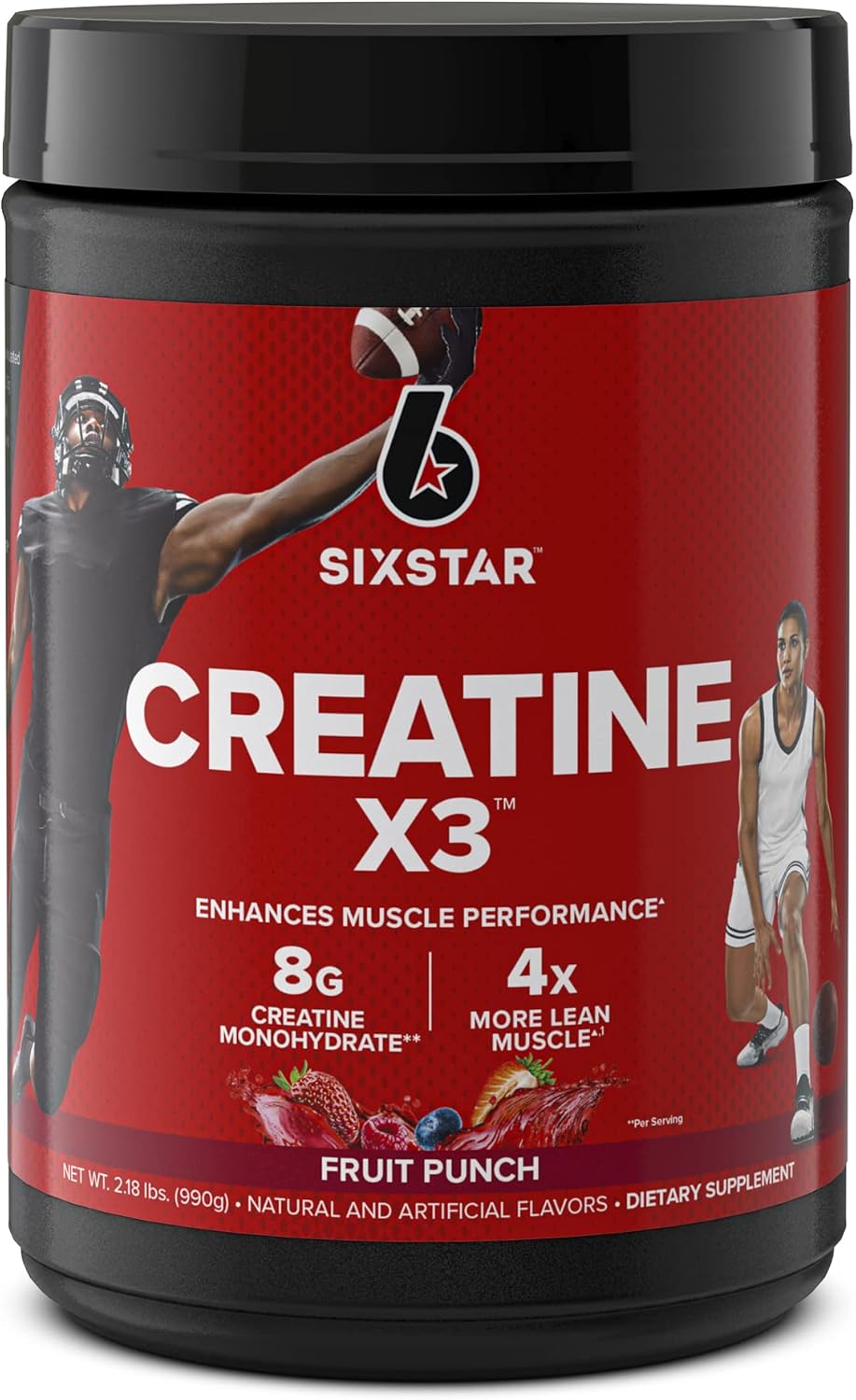Triple Chocolate Whey Protein & Creatine Combo Pack - Six Star Elite Series 1.8lbs US Powder with Creatine HCl & Monohydrate