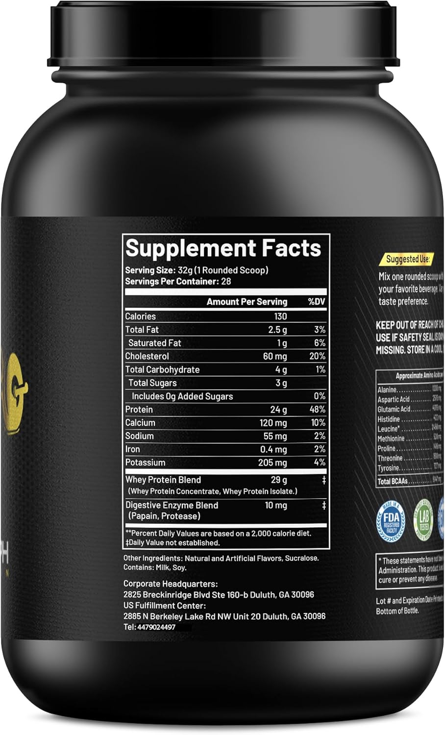 Triumph Vitamin Whey Protein Blend, Cookies & Cream Flavor, 28 Servings, 5 lbs - Premium Quality