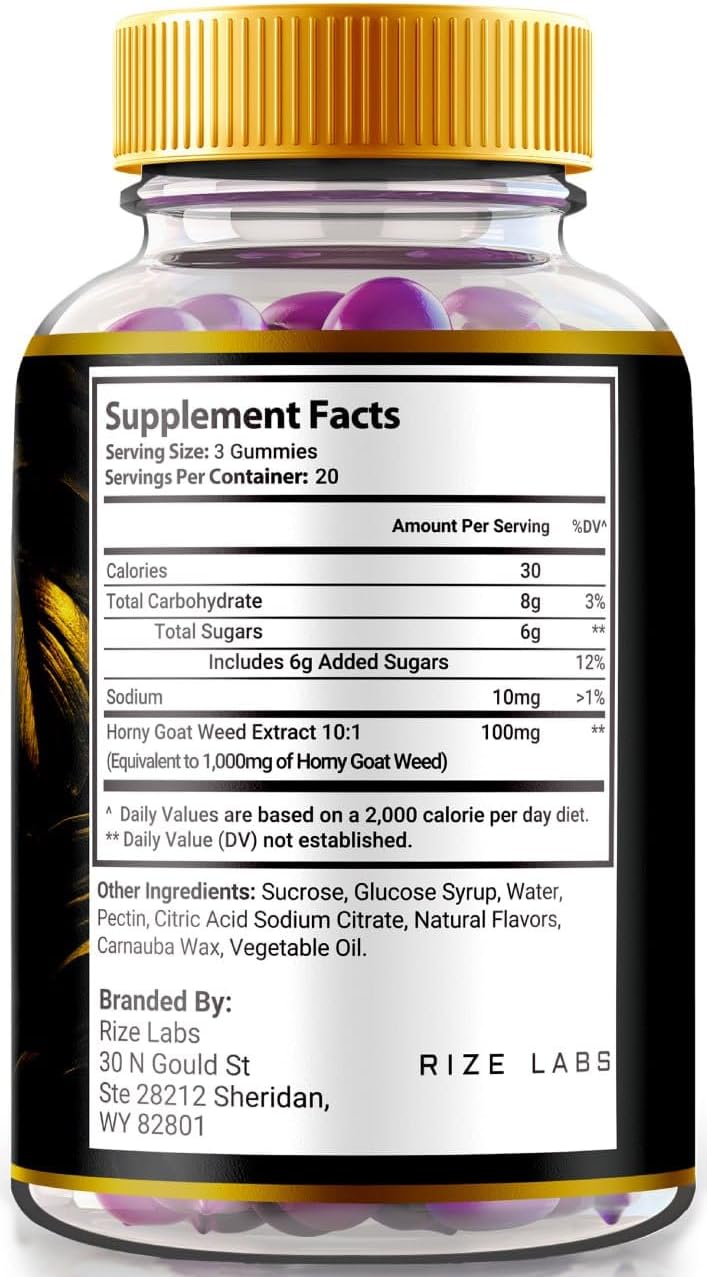 Truman Gummies for Men - All-Natural Performance Supplement (2 Pack, 120 Gummies)