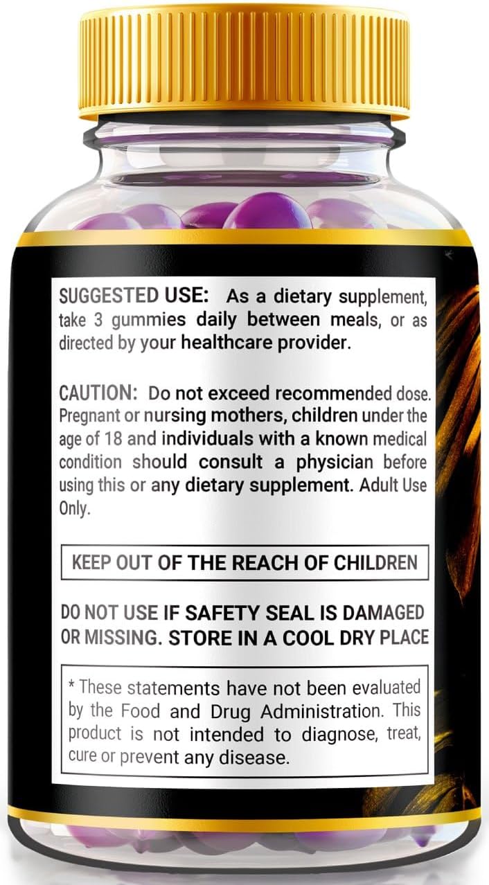 Truman Gummies for Men - All-Natural Performance Supplement (2 Pack, 120 Gummies)