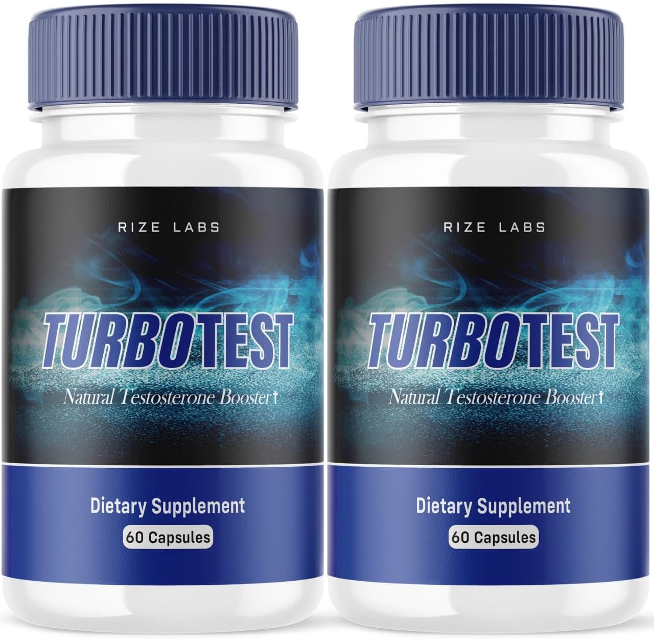 TurboTest Dietary Pills for Men - 2 Pack, Maximum Strength Formula - 120 Capsules