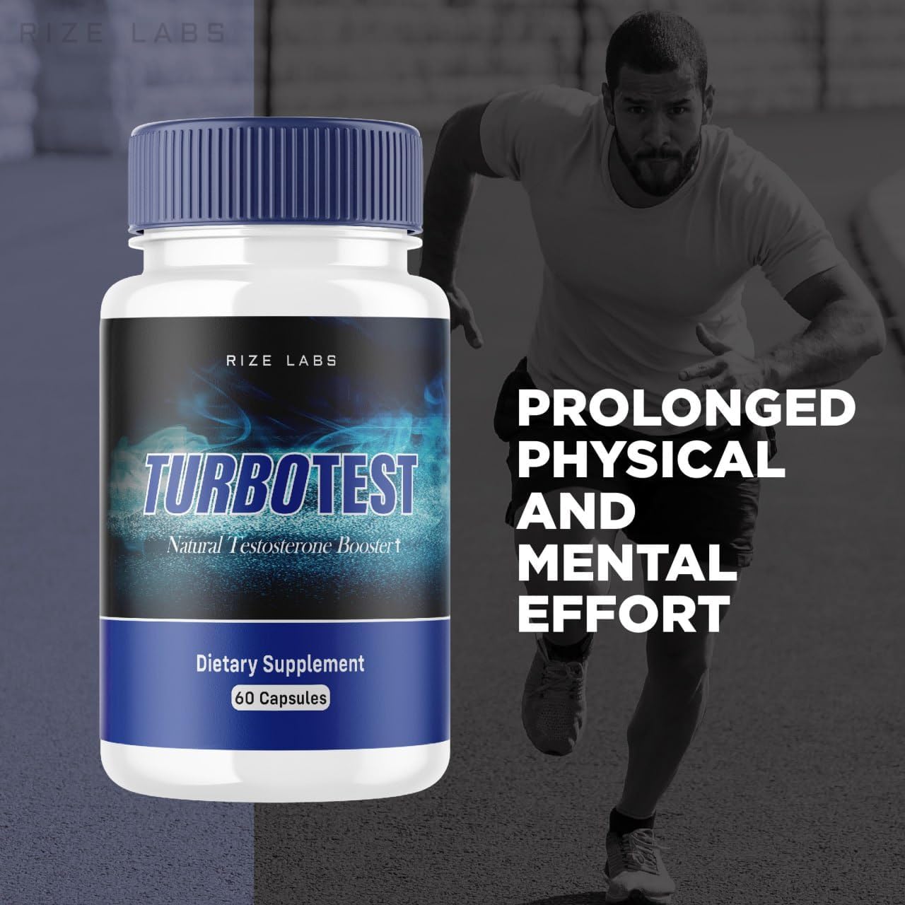 TurboTest Dietary Pills for Men - 2 Pack, Maximum Strength Formula - 120 Capsules