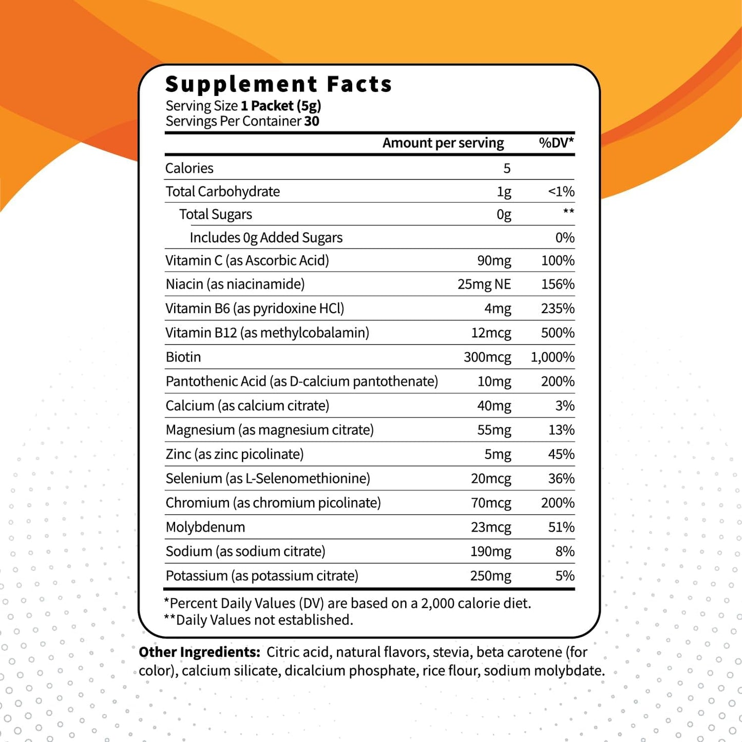 Type Zero Tangerine Hydration Drink Mix - 30 Single-Serving Packets with Electrolytes for Ultimate Hydration