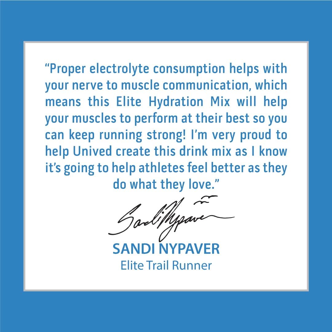 Unived Elite Hydration Mix: Electrolytes & Betaine for Optimal Hydration - Low Calorie - 16 Servings
