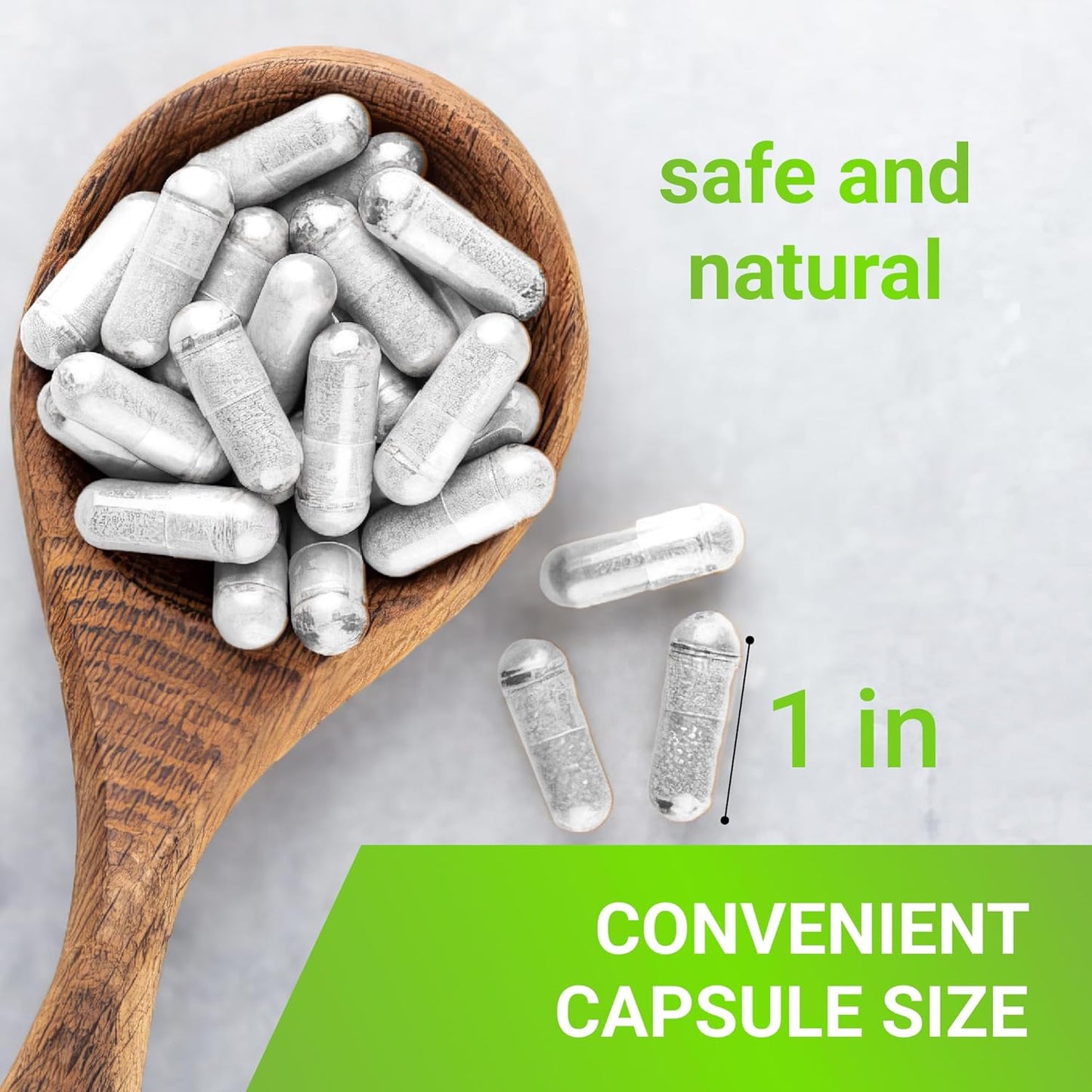 USA-Made Lion's Mane Mushroom Capsules for Memory, Focus & Clarity - Brain Boost Supplement - 100ct