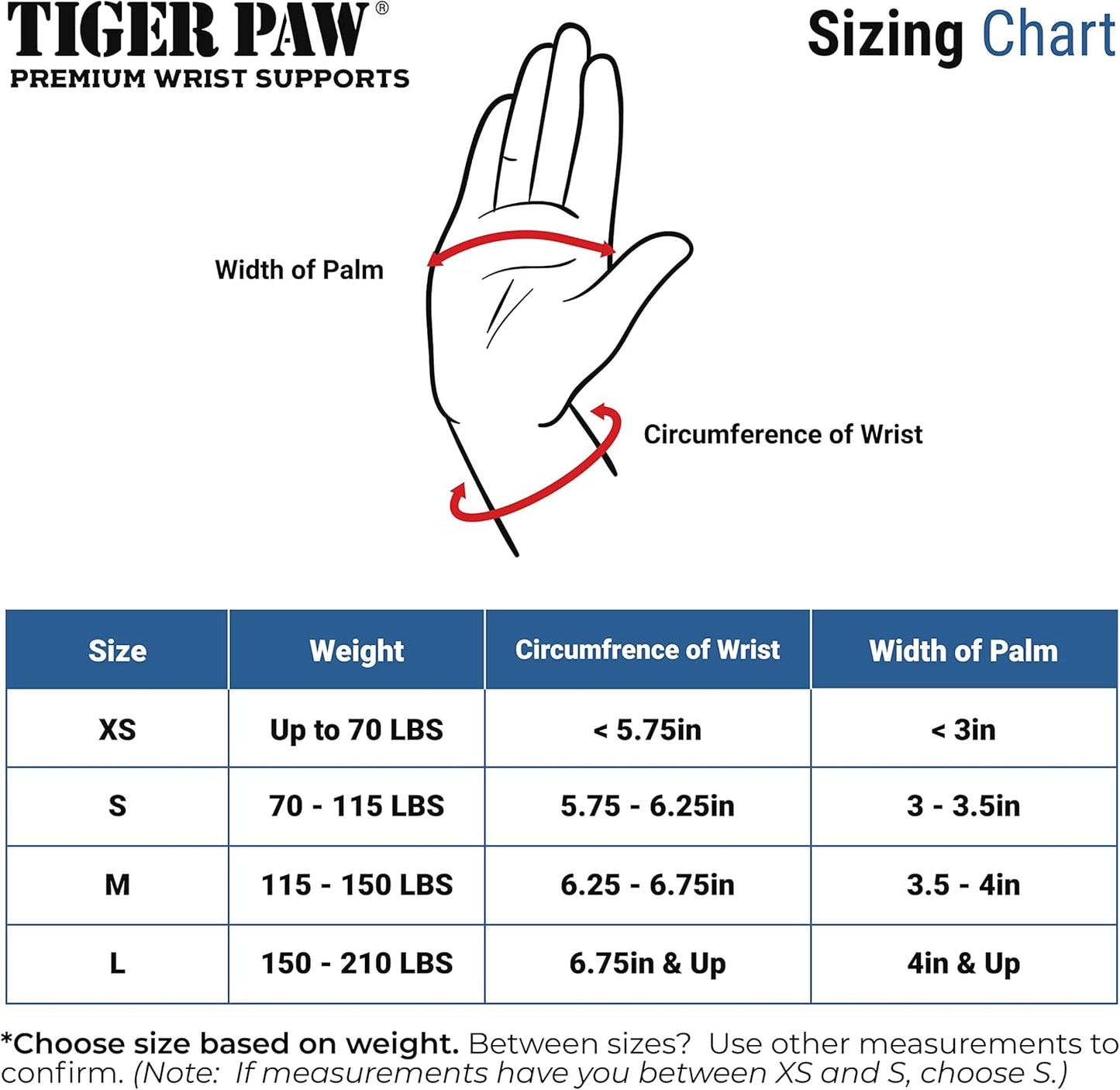 USA-Made Tiger Paw Gymnastics Wrist Supports - Competition-Grade Wrist Guards (Pair) for Gymnasts, Adjustable Hand Brace Wraps
