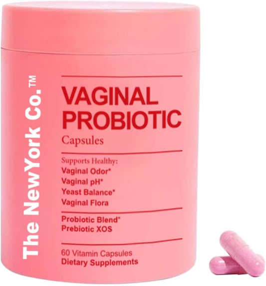 Vaginal Probiotic Supplement by The NewYork Co. for Women's Health - Promotes Balance and Wellness