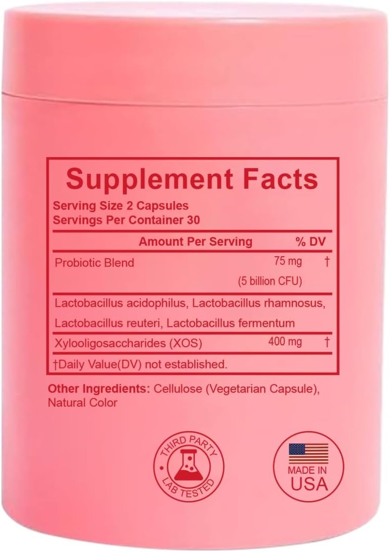 Vaginal Probiotic Supplement by The NewYork Co. for Women's Health - Promotes Balance and Wellness