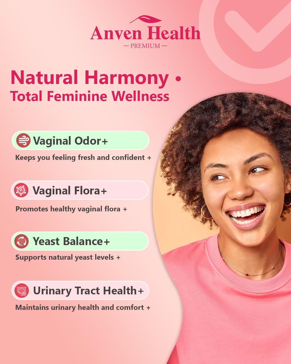 Vaginal Probiotics for Women - 60 Billion Probiotic Capsules for Vaginal & Gut Health with Saffron, Cranberry, and Olive Leaf Extracts