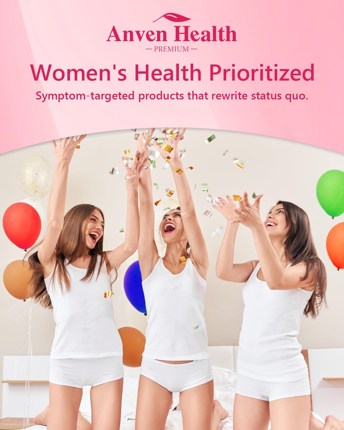 Vaginal Probiotics for Women - 60 Billion Probiotic Capsules for Vaginal & Gut Health with Saffron, Cranberry, and Olive Leaf Extracts