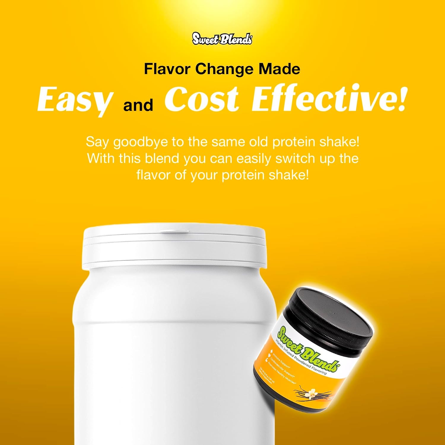 Vanilla Flavored Protein Powder with Daily Multi-Vitamin - 20 Servings for Enhanced Protein Shake Flavor