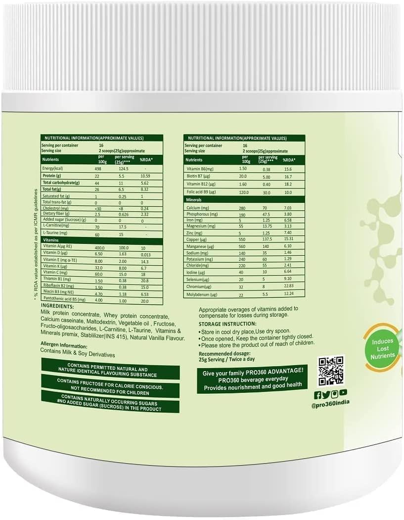 Vanilla Flavour Nephro HP Dialysis Care Protein Drink - Special Dietary Supplement for Kidney Health, 400 Gm