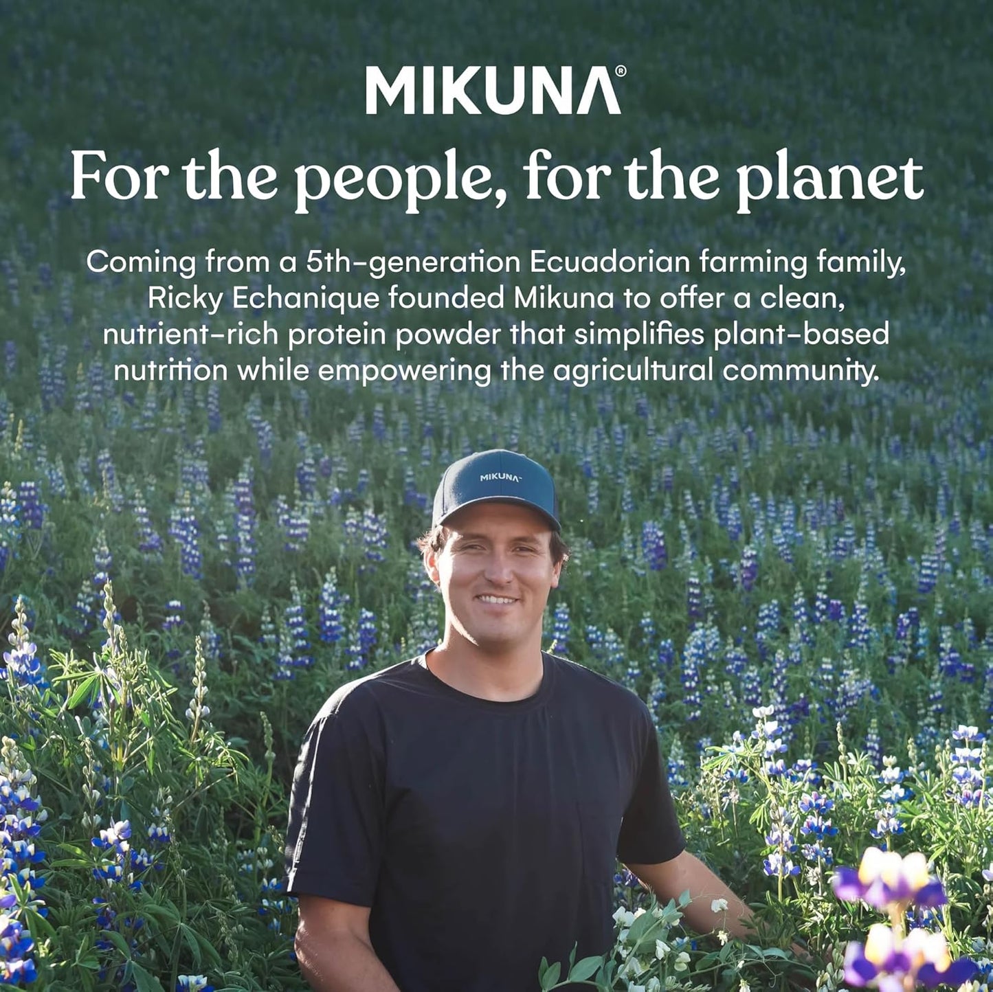 Vanilla Mikuna Vegan Protein Powder: Plant-Based Chocho Superfood with Vitamins, Minerals, and Fiber - Dairy-Free, Gluten-Free, Keto-Friendly