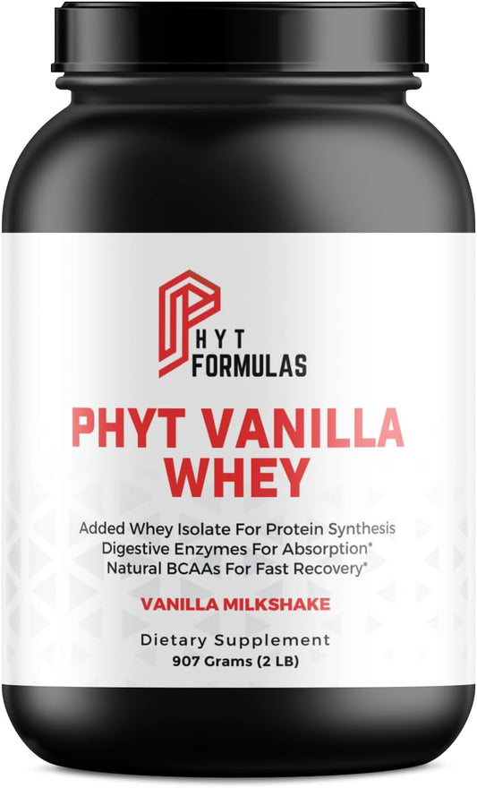 Vanilla Milkshake WHEY Protein by Phyt Formulas - High-Quality Protein Supplement