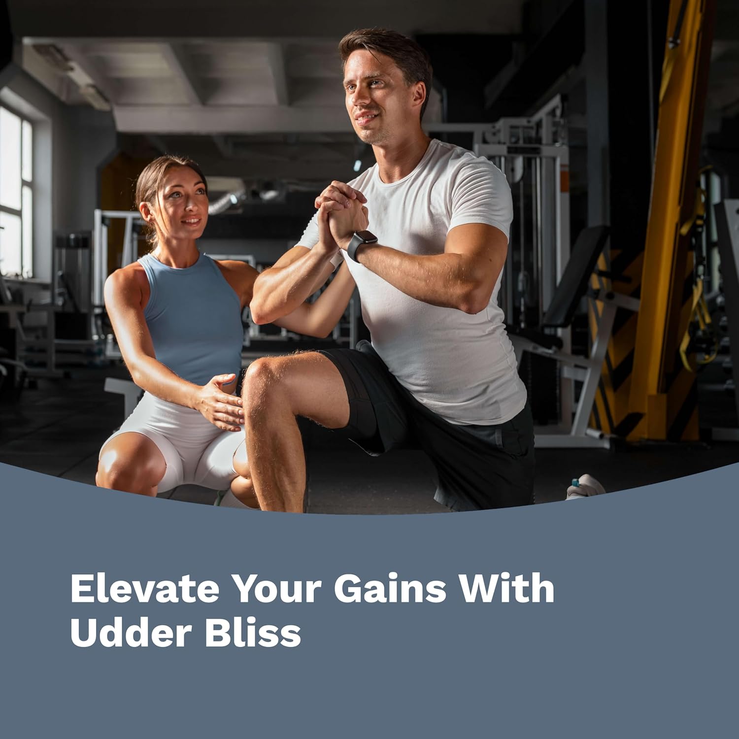 Vanilla Whey Protein Complex Powder with Glutamine - Hi-Health Udder Bliss (2lb)