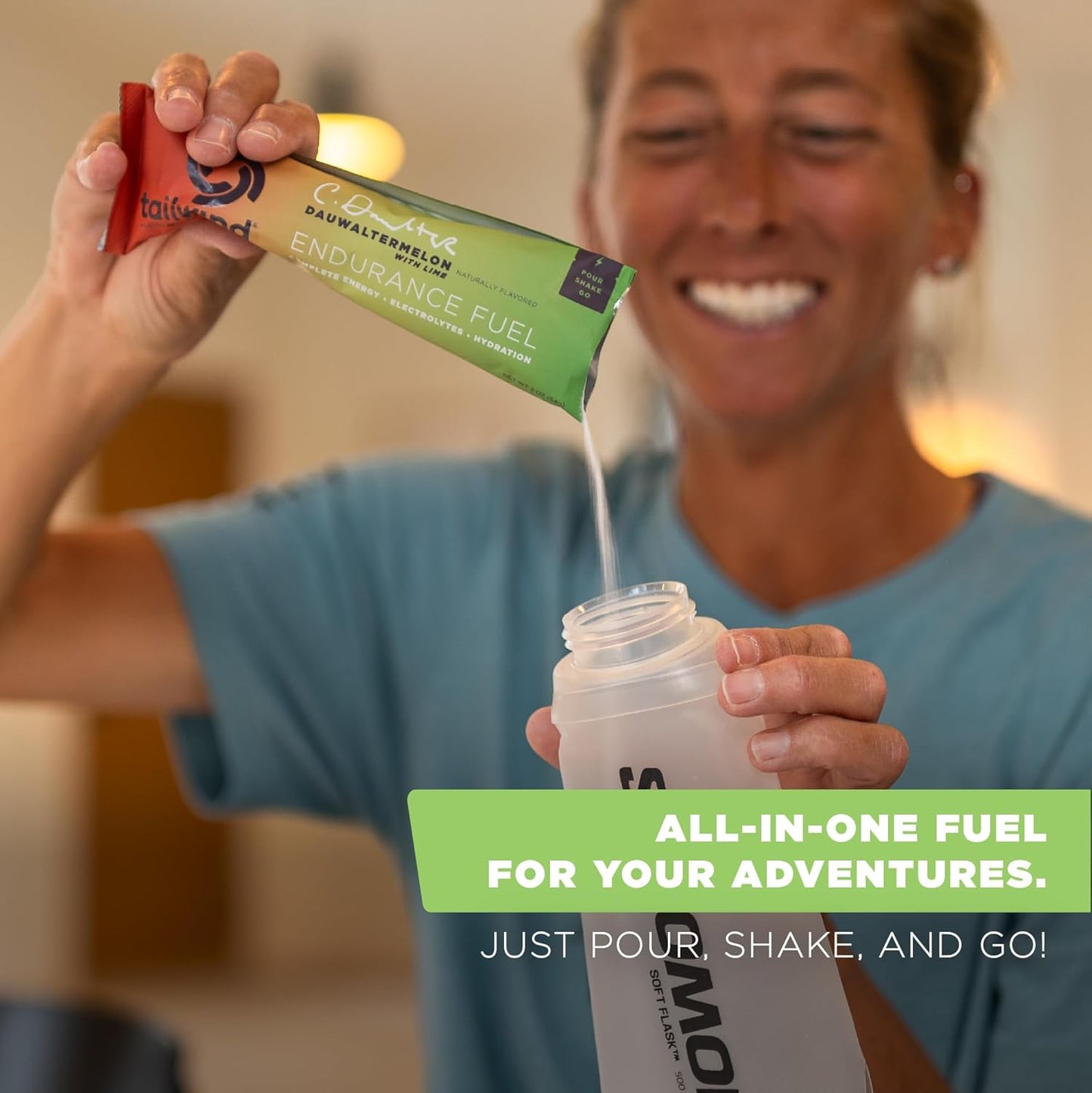 Vegan Dauwaltermelon Endurance Fuel Powder Mix with Electrolytes - Non-GMO, Soy and Dairy-Free, Gluten-Free - 30 Servings