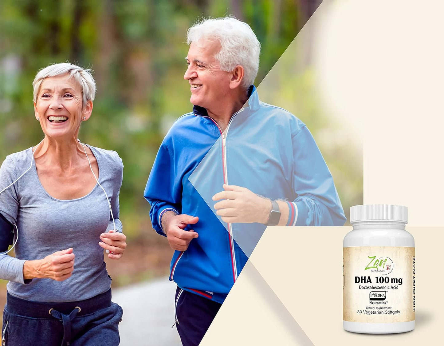 Vegan Neuromins DHA 100mg Supplement - Algae Sourced for Eye Health & Heart Health - 30 Vegcaps