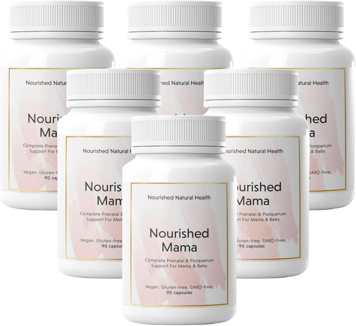 Vegan Prenatal Multi Vitamin for Preconception, Pregnancy, Postpartum - 540 Capsules