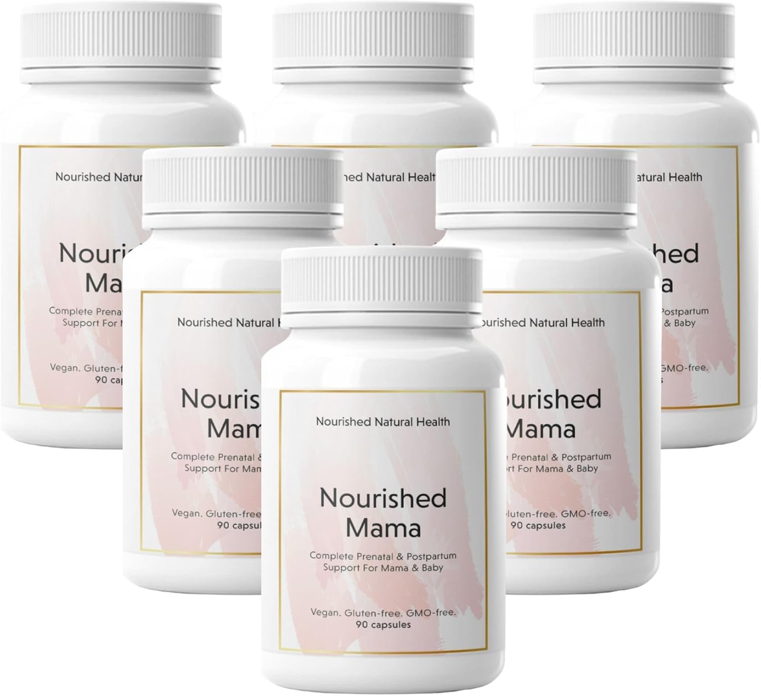 Vegan Prenatal Multi Vitamin for Preconception, Pregnancy, Postpartum - 540 Capsules