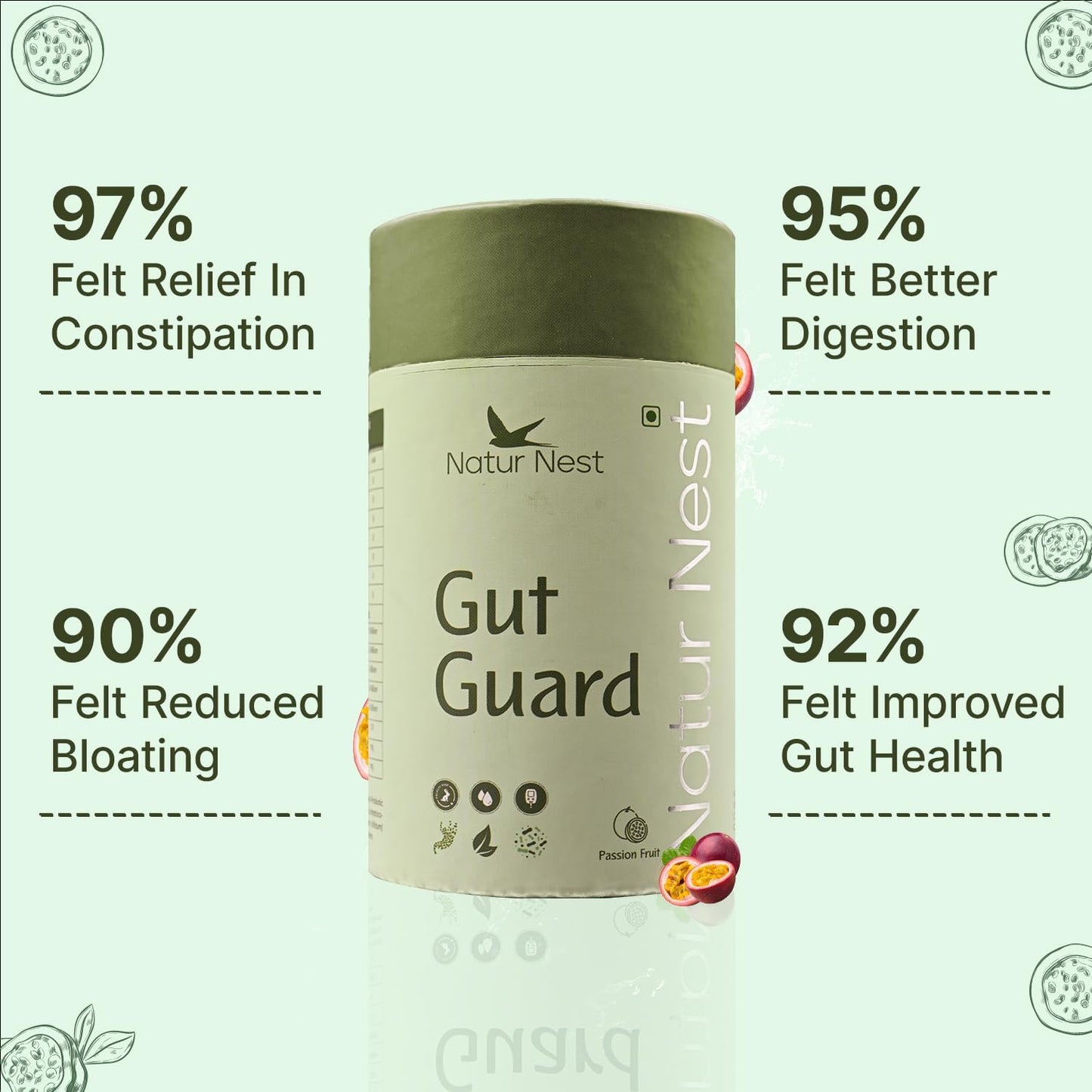 Vegan Probiotic Gut Guard Supplement for Long-Term Gut Health - 15 Sachets