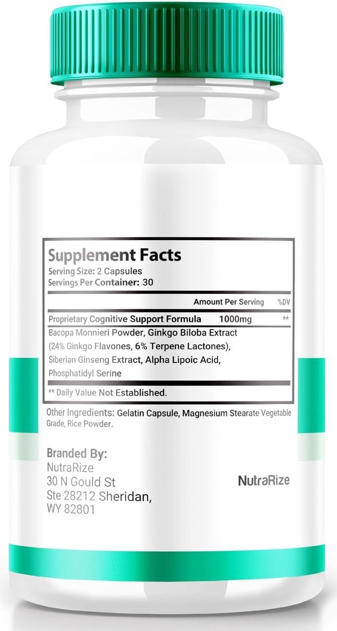 Vertigenics Premium Support Capsules - Natural Cognitive Health Supplement (300 Capsules, 5-Pack)