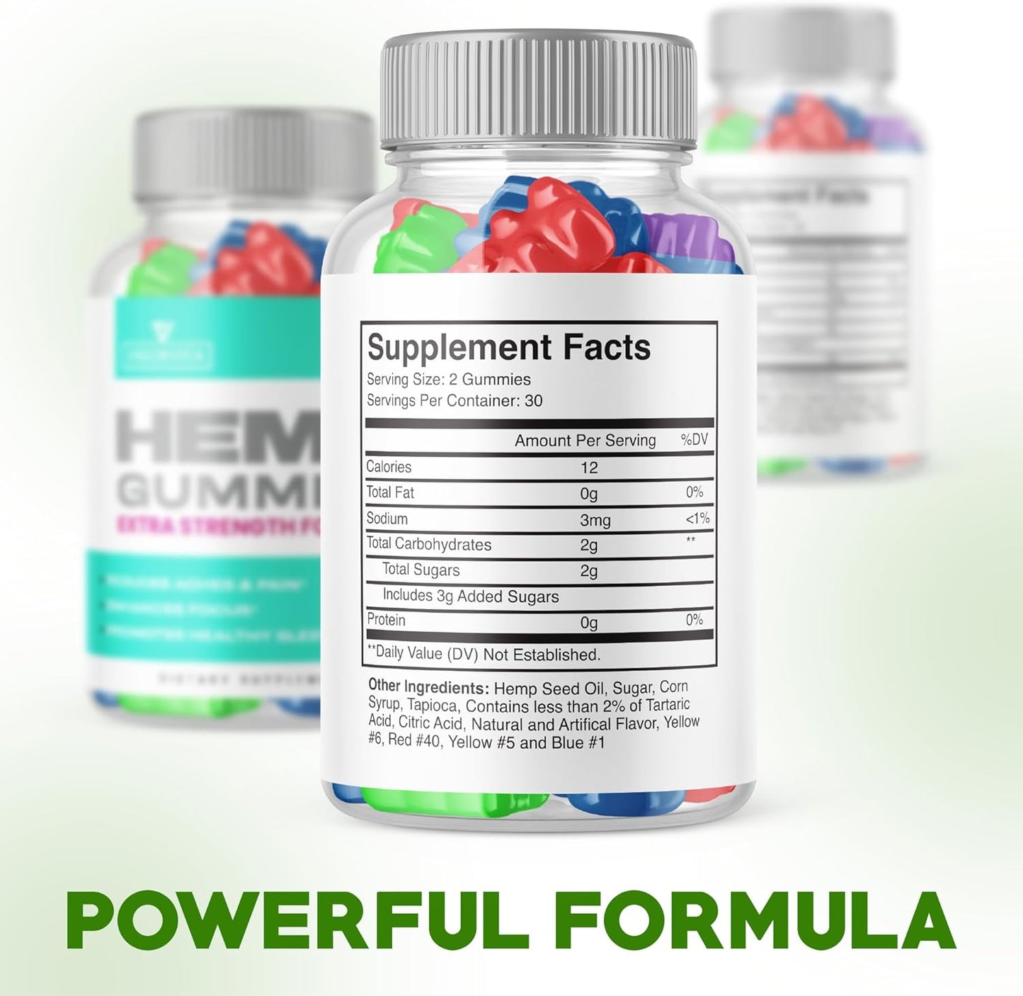 Vigorvita Gummies with metabolism booster Extract - Extra Strength Formula for Health - Big Size 60 Gummies - New 2023